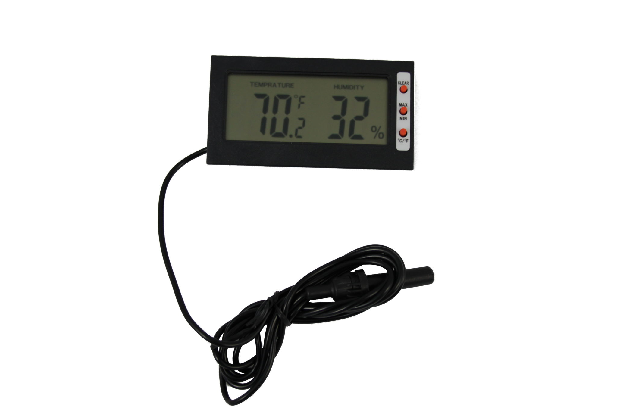 Digital Thermometer and Hygrometer – Groveland Gecko