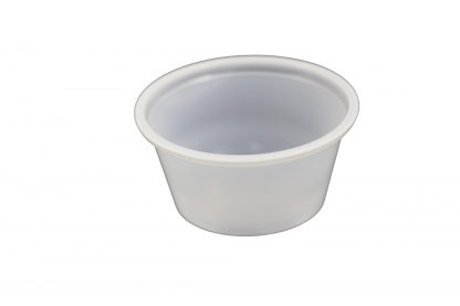 2oz Disposable Food & Water Dishes Clear Plastic