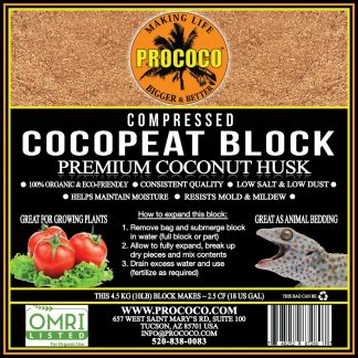 Prococo Compressed CocoPeat Substrate